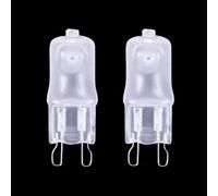 JZLBBC G9 230V 40W Ampoule Halogene T4 JD Type Lentille givrée Ampoule G6 60W 230V pour lustres, pendentifs, lampes d’armoire, ampoules de salle de bain 20PC 60W