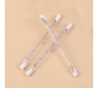 JZLBBC R7S Ampoules halogènes 333MM 1500W 2000W AC 220-240V Lampe halogène Type J ampoule linéaire en verre transparent ampoule d'éclairage de décoration domestique 10PC 2000W