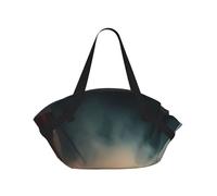 JZQZH Sac de camping pliable pour pique-nique, plage, utilisation confortable avec impression unique exquise marché nocturne