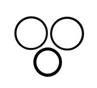 JZSMY Lot de 3 joints de rechange en silicone pour Intex 11778 Whirlpool Spa, sortie d'admission, joint torique et base de contrôle, joints d'étanchéité A/B/C, pièces étanches pour entretien Pure Spa