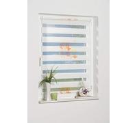 K-home - Double store - Denia - Système de fixation sans perçage, Fleur (Orange), 45 x 150 cm