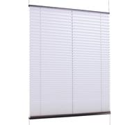 K-Home® Florida Store plissé à Fixation Klemmfix, Blanc, l 35 x H 130 cm, Design Unique avec Effet Lumineux enchanteur