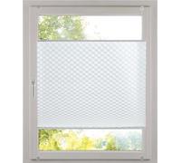 K-Home® Klemmfix Store plissé Effet 3D, Blanc, 30 x 130 cm (l x H)