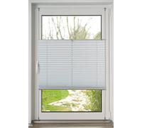 K-home Store plissé occultant en Polyester Blanc/argenté 100 x 210 cm