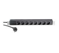 K & M Multiprise rackable 19'' 230 V 8 prises 28673