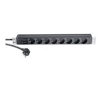 K & M Multiprise rackable 19'' 230 V 8 prises 28673