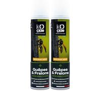 K-OCIDE - Mousse Guêpes et Frelons - au Latex - Détruit les Nids - Idéale Accès Difficiles - Fabrication Française - 300 ml (Lot de 2)