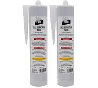 K-OFEU Colle réfractaire noire cartouche 500 g (310ml) (Lot de 2)