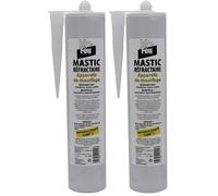 K-OFEU - Mastic Réfractaire - Idéal pour Cheminées et Poêles Insert - Collage et Réparations - Résistance Haute Température - 500 g (Lot de 2)