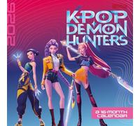 K-POP Demon Hunter 2026 16 Month Square Calendar, 30 x 30 cm, Officially Licensed by Pyramid International, K-pop Wall Calendar with Stunning Artwork and Monthly Layouts