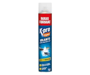 K.PRO 3189 Aerosol anti volants 500ml - Effet choc et puissant : détruit tous les insectes volants rapidement