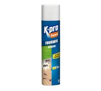 K.PRO Aérosol fourmis 400ml | Élimine immédiatement tous types de fourmis dont fourmis d'Argentine, action foudroyante et curative, agréablement parfumé