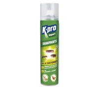 K.pro Aérosol Terre de Diatomée – Anti-rampants, tube prolongateur inclus – 400 ml