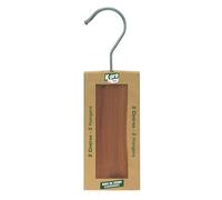 Cintres anti-mites bois de cèdre - lot de 2