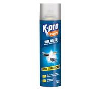 K.PRO Expert - Spray Aérosol Insectes Volants - Elimine les Mouches, Moustiques, Taons - Action Rapide - 400ml