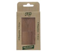 K.pro Plaquettes en bois de cèdre – Lot de 40
