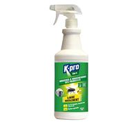 K.PRO Pulvérisateur Mouches des poubelles 1L - Idéal pour éliminer les mouches des poubelles, larves et oeufs