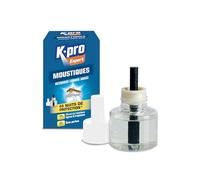 K.PRO Recharge pour diffuseur électrique Anti-moustiques | Détruit moustiques tigres et tropicaux, 45 nuits de protection, efficace fenêtres ouvertes, inodore