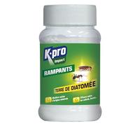 K.PRO Terre de diatomée 100g | Élimine cafards fourmis blattes puces et poux rouges des volailles, effet préventif et curatif adapté aux animaux domestiques
