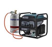 K&S Könner&Söhnen KS 4500iG Générateur Inverter (gaz/essence) 4500 W, générateur d'énergie avec USB, mode Eco | Groupe électrogène de secours pour camping, maison et atelier, générateur inversé
