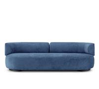 KARTELL canapé K-WAITING (Sky bleue - Tissu chenille et acier peint)