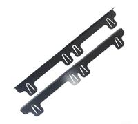 K03 Grille de protection antidérapante pour poêle avec ressorts Noir 70 cm | Design réglable, s'adapte aux espaces jusqu'à 5,8 cm, comprend 4 ressorts pour plus de stabilité, facile à couper avec des