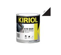 K10 Duo Noir Brillant 0,75l - Primaire/finition à Base De Résines Alkydes -
