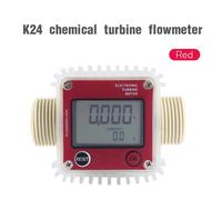 K24 Turbine Digital Débitmètre Compteur Diesel Carburant Chimique Eau Flux -YEA