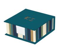 K3 blue, Bloc cube 11x4cm contenant 300 feuillets unis. - Multicolore