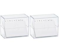 K3T Boîte à fiches DIN A7, avec répertoire A-Z, Art.N° 65971 (Lot de 2)
