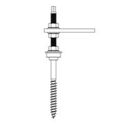 k4 K2 Systems Vis de fixation M10x200 SW 7mm prémontée Quantité:1