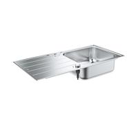 Grohe un évier 31563SD1 86x50cm, en surface 2000 ou encastré, 2000 bassin, en acier inoxydable