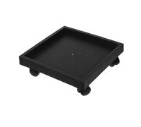 K5C7S3W9D6 Soucoupe à Plantes Bac de Drainage for Plantes avec roulettes, Pots Fleurs carrés, brouette(Noir)