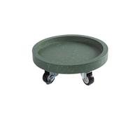 K5C7S3W9D6 Soucoupe à Plantes Soucoupe à Plantes 5 Roues, bac Fleurs Rond Mobile for palettes(Green,Grand)