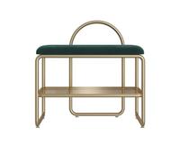 K5d1P9m7 Banc de Couloir Pratique Banc à Chaussures, Banc de Rangement for, bancs, étagère Stable avec siège rembourré, for entrée, Salon(Green,100cm)