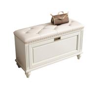 K5d1P9m7 Banc de Couloir Pratique Banc de Rangement avec Porte, Armoire for Chaussures d'entrée étagère for cachée, Banc for for entrée, Salon, Chambre à Coucher, Blanc(68 * 30 * 50cm)