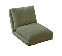 K5d1P9m7 Fauteuil Sac Canapé inclinable Paresseux for Chambre à Coucher, Tatami de Chevet, Petit canapé Pliant Simple(Green)