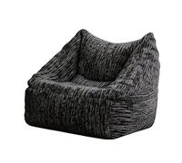 K5d1P9m7 Fauteuil Sac Canapé-lit Simple avec Pouf, for Chambre à Coucher et Balcon, Tatami Paresseux, siège de Salon(Grigio,Grand)