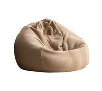 K5d1P9m7 Fauteuil Sac Canapé Paresseux Pouf Balcon Salon Chambre Simple inclinable Tatami Chaise de Lecture(Beige,Petit)