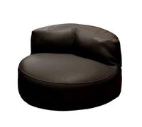 K5d1P9m7 Fauteuil Sac Canapé Pouf Tatami avec Dossier, canapé Paresseux inclinable for s'allonger et Dormir(Noir)