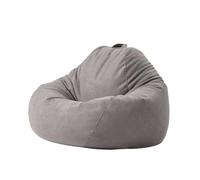 K5d1P9m7 Fauteuil Sac Fauteuil Poire avec canapé Paresseux à Dossier Haut for Adultes for Salon et Chambre Coucher(Grigio,Petit)