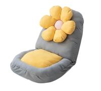 K5d1P9m7 Fauteuil Sac Paresseux canapé Pliant inclinable Tatami Chaise lit Simple Dossier Coussin siège(Yellow)