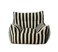 K5d1P9m7 Fauteuil Sac Pouf de Coin Lecture for Chambre, canapé Paresseux Simple, Balcon et à Coucher, Fauteuil inclinable Loisirs(Noir)
