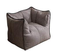 K5d1P9m7 Fauteuil Sac Tatami - canapé Paresseux for Salon, Pouf inclinable Simple, de Sol(Grigio)