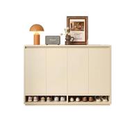 K5d1P9m7 Rangeur à Chaussures Meuble à Chaussures avec Portes, étagère 5 Niveaux, de Rangement Autonome, Couloir, entrée, Beige