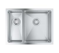 GROHE évier K700U 59x45 cm acier inoxydable brossé avec garniture de vidage 31576SD1