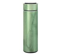 KAAVIYO Peinture À L'Encre De Chine Vert Thermos Café Isolée sous Vide Isothermes en Acier Inoxydable Bouteille d'eau Isotherme Tasse