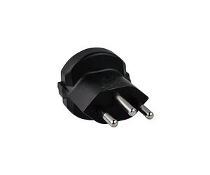 kabelmeister Adaptateur secteur Suisse Prise d'alimentation avec aide à l'insertion sur prise de terre Noir