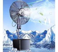 KaBuea Ventilateur sur pied brumisateur portable grand format, oscillation à 90°, 3 vitesses, réservoir de 42 L (11 gallons) pour restaurants et entrepôts(One Color,81cm/31.9in)