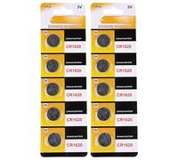 KACCDE Piles bouton CR1616 CR1620 CR1625 CR1632 au lithium 3 V pour une utilisation longue durée dans la batterie électronique de voiture à distance de faible puissance
